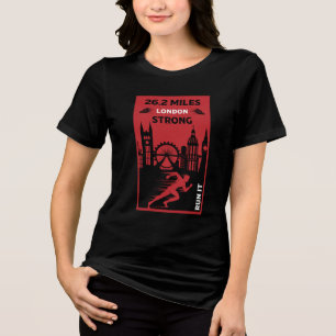 Marathon Runner London 26.2 Tri-Blend Shirt
