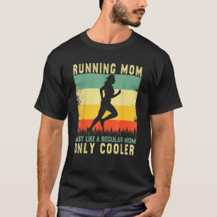 Marathon Runner Rad Mom Coach Best Running Mom Mot T-Shirt