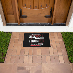 Marathon Running - 26.2 in Training Abstract  Doormat
