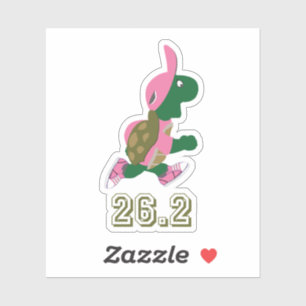 Marathon Running Turtle in Pink