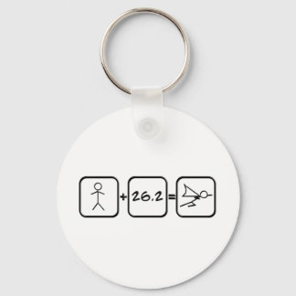 Marathon Superhero Keychain