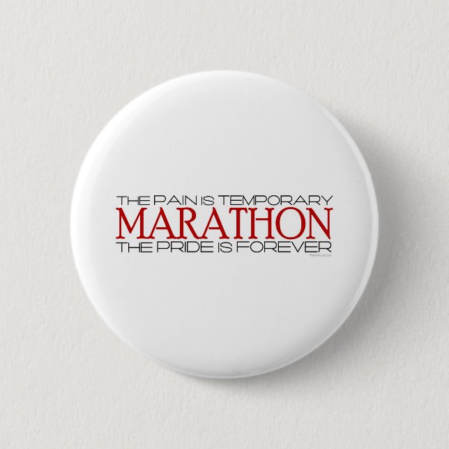 Marathon - The Pride is Forever 2 Inch Round Button (Front)