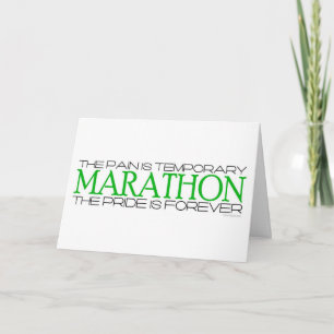 Marathon - The Pride is Forever – Good Luck Card