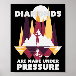 Marathon, Trail running Diamonds Poster