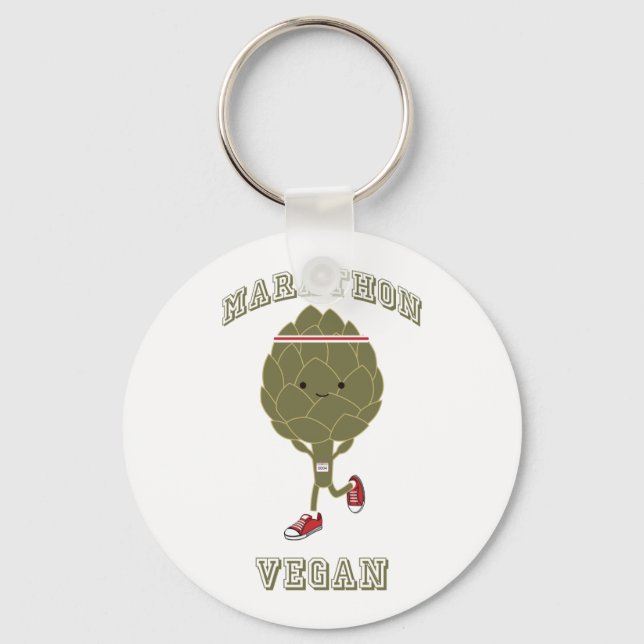Marathon Vegan Keychain (Front)