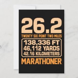 Marathoner Half Marathon Runner Running Lover Grap Thank You Card