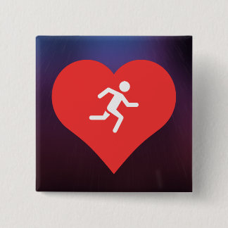 Marathons Pictogram 2 Inch Square Button
