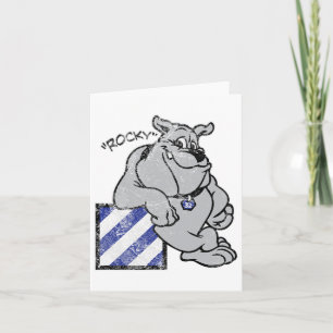 Marauder 3rd Infantry Division Rocky The Bulldog Card