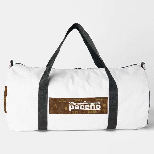 Maravillosamente paceño duffle bag (Front)