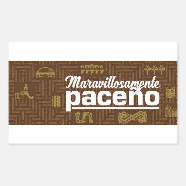 Maravillosamente paceño sticker (Front)