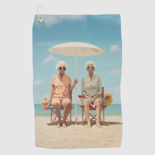 Marbella Ladies Golf Towel (Front)