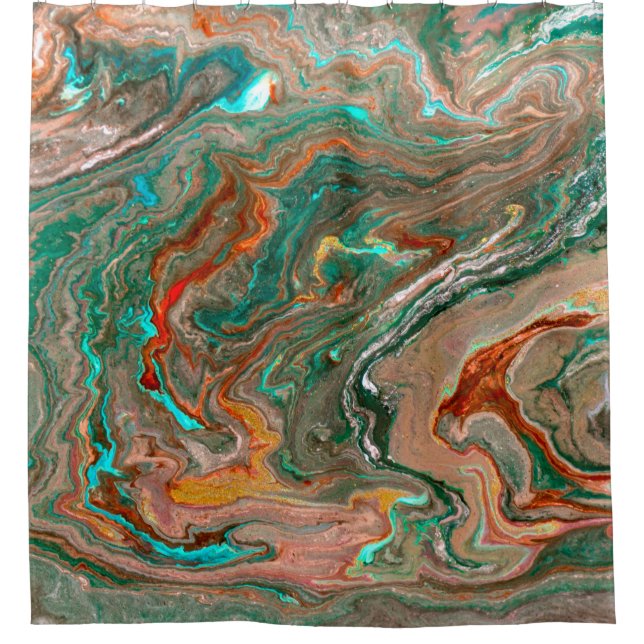Marble abstract acrylic background. Marbling artwo (Front)