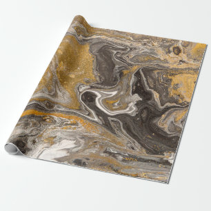 Marble abstract acrylic background. Nature marblin Wrapping Paper