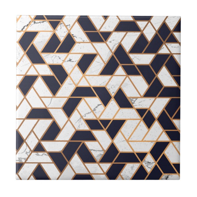 Marble Abstract Mosaic Tile (Front)