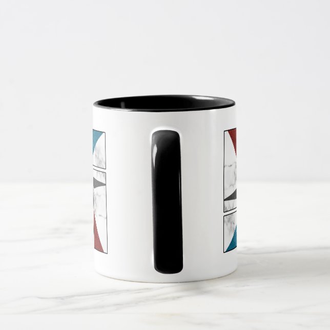 Marble Abstract mug design (Poignée)