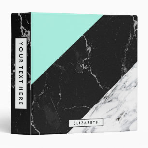 Marble Abstract Pattern Binder