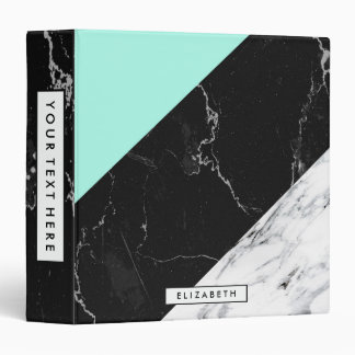 Marble Abstract Pattern Binder
