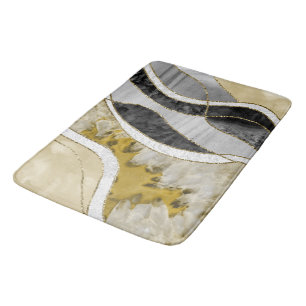 Marble Agate Gold Glam 7 Bath Mat