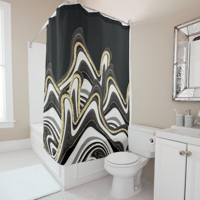  MARBLE AGATE GOLD GLITTER GLAM (In Situ)