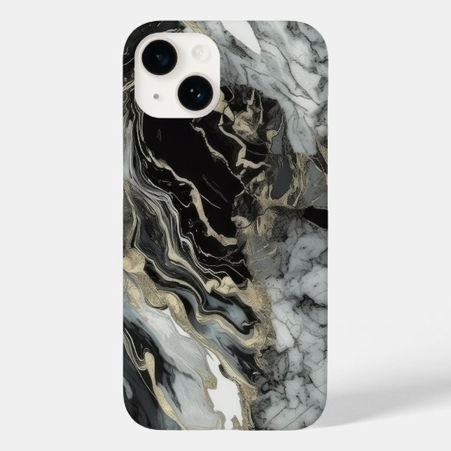 Marble Agate Inspired Luxury Texture  Case-Mate iPhone Case (Back)