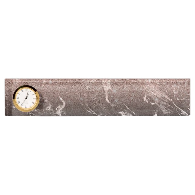 Marble and Glitter Nameplate (Front)