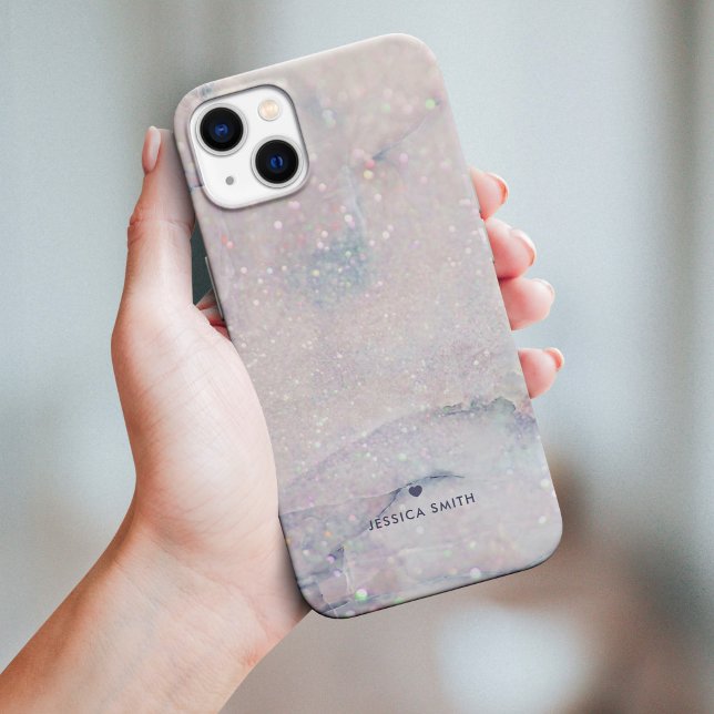 Marble and Glitter Printed Texture Case-Mate iPhone Case (Creator Uploaded)