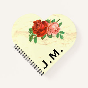 Marble and Roses Notebook