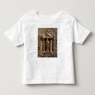Marble and sandstone votive stele with female figu toddler t-shirt