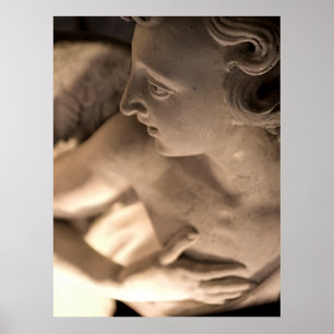 Marble Angel Sculpture Art Print