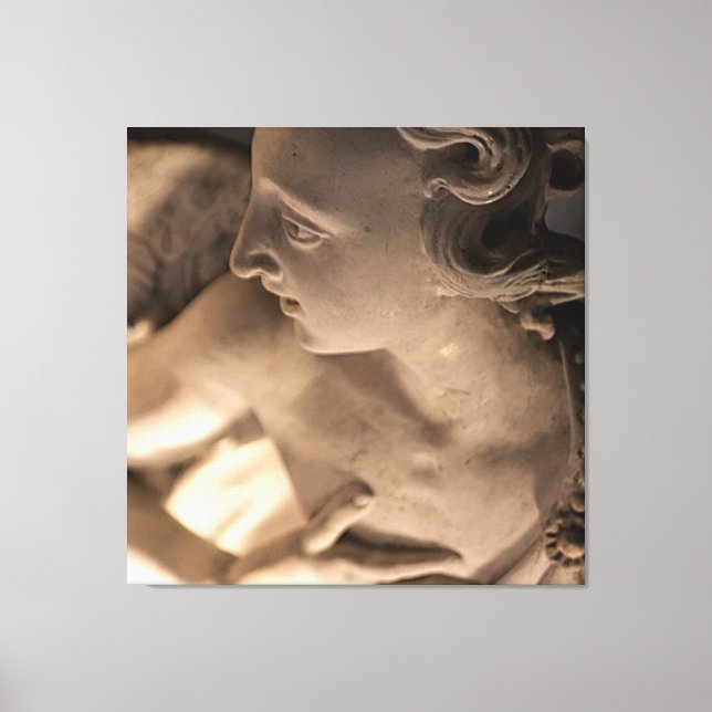 Marble Angel Sculpture Art Print (Front)