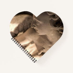 Marble Angel Sculpture Art Print Notebook