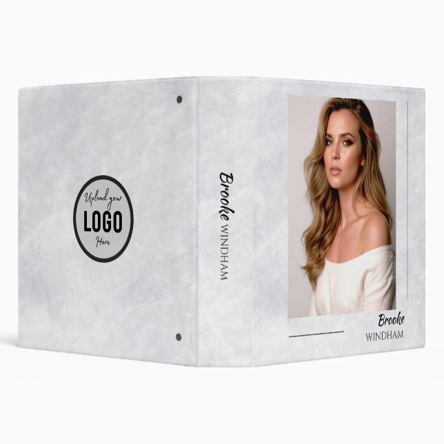 Marble Background Modelling Portfolio | Agency Log Binder (Background)