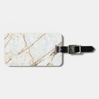 Marble (Black & White) Luggage Tag