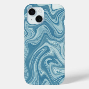 Marble blue  iPhone 15 case