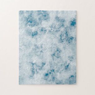 Marble Blue Texture Background Jigsaw Puzzle