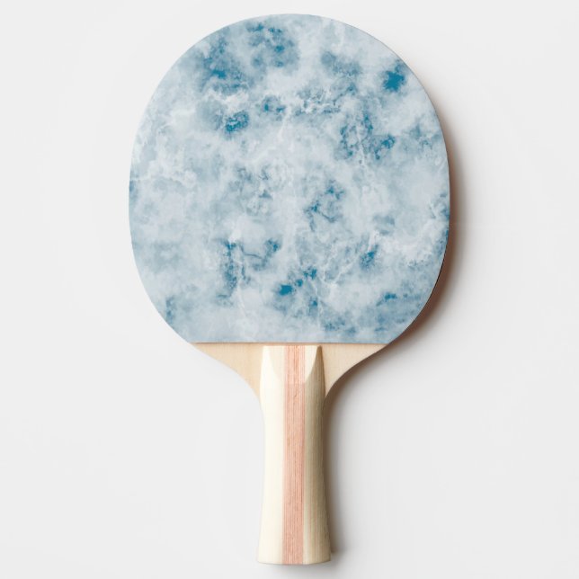 Marble Blue Texture Background Ping Pong Paddle (Front)