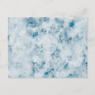 Marble Blue Texture Background Postcard
