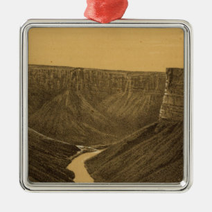 Marble Canon, Colorado River Metal Ornament