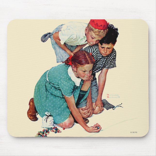 Marble Champion Mouse Pad (Front)