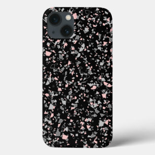 Marble chips stone shapes pieces abstract textured iPhone 13 case