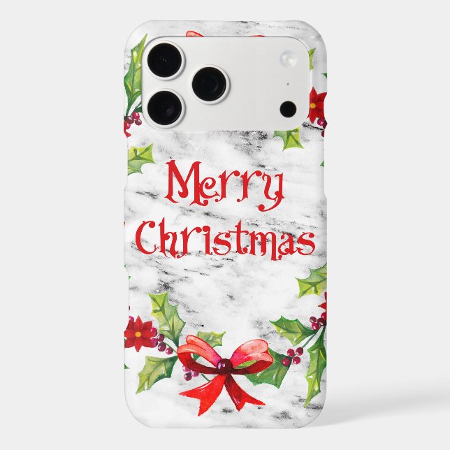 Marble Christmas Flowers 5 Pattern (Verso)