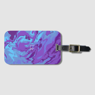 Marble Colour  Luggage Tag