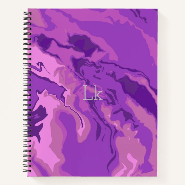 Marble Colour  Notebook (Front)