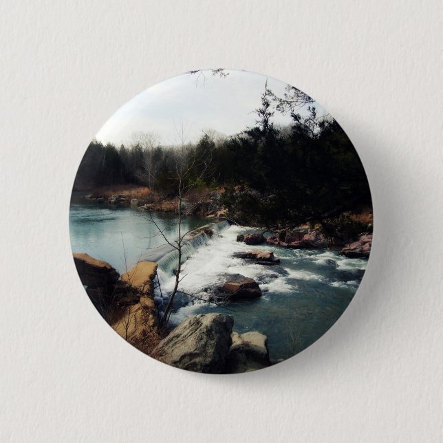 Marble Creek 2 Inch Round Button (Front)
