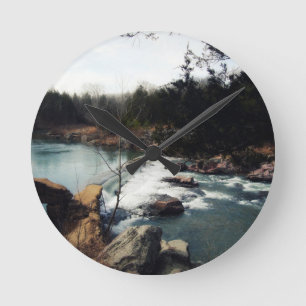 Marble Creek Round Clock