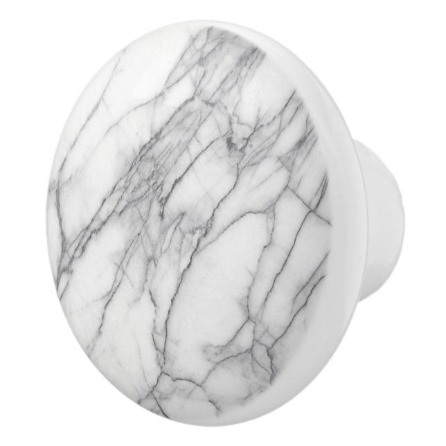 Marble Design Ceramic Knob (Right)
