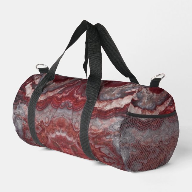 Marble Design Duffle Bag (Right Corner)
