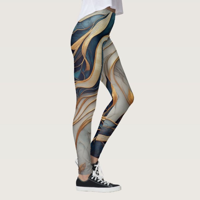 Marble Design Leggings (Right)