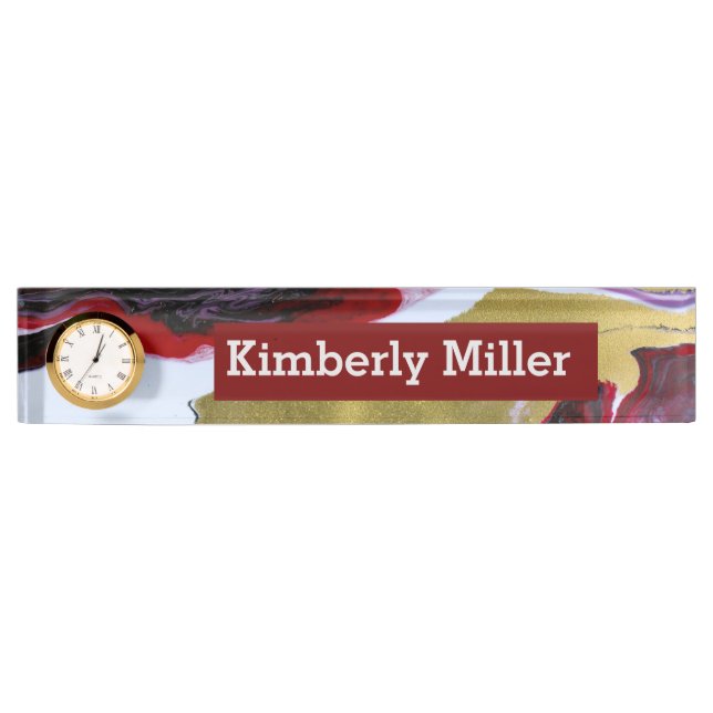 Marble Desk Name Plate (Front)