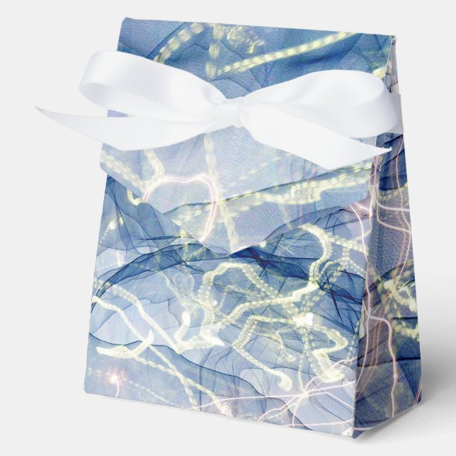 Marble Digital Modern Abstract Art Favor Box (Front)
